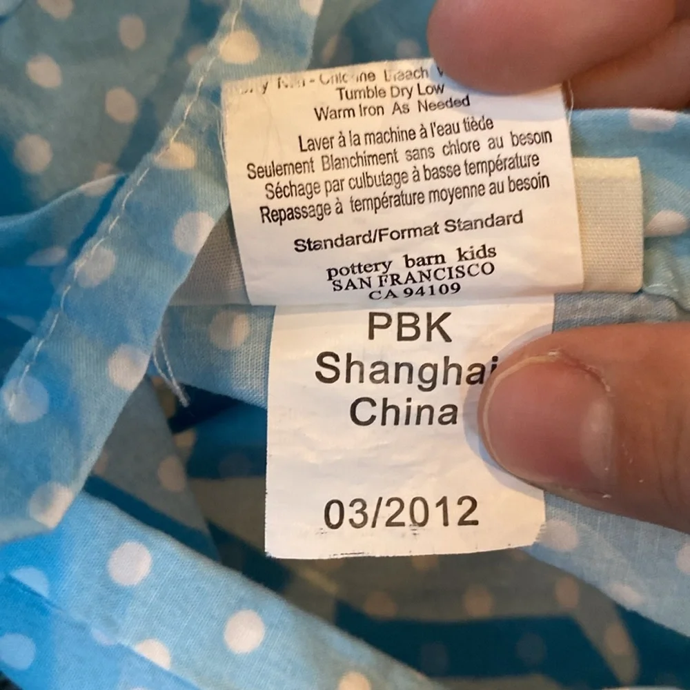 POTTERY BARN KIDS BROOKS SHAMS SET